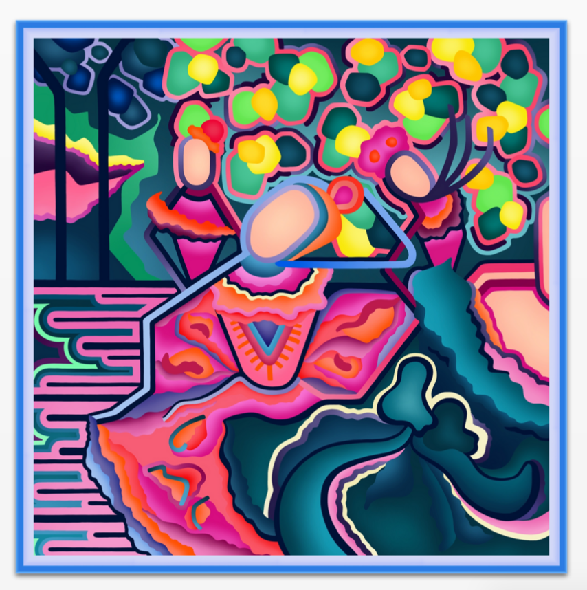 Ballerina Variation Mini POP Digital Art Limited Edition