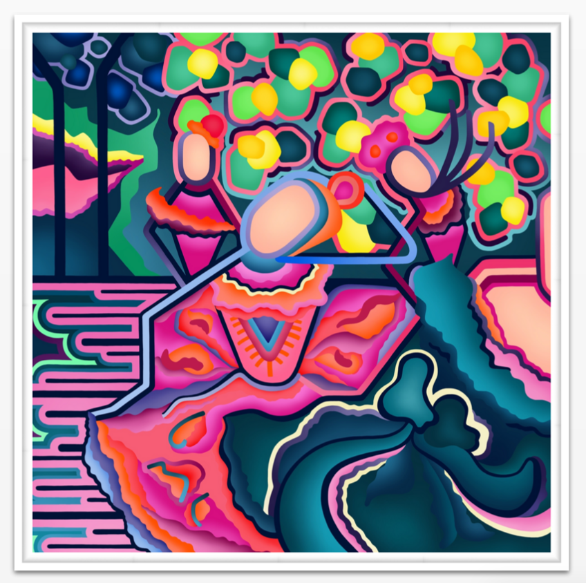 Ballerina Variation Mini POP Digital Art Limited Edition