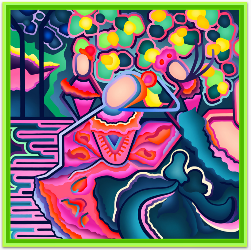 Ballerina Variation Mini POP Digital Art Limited Edition