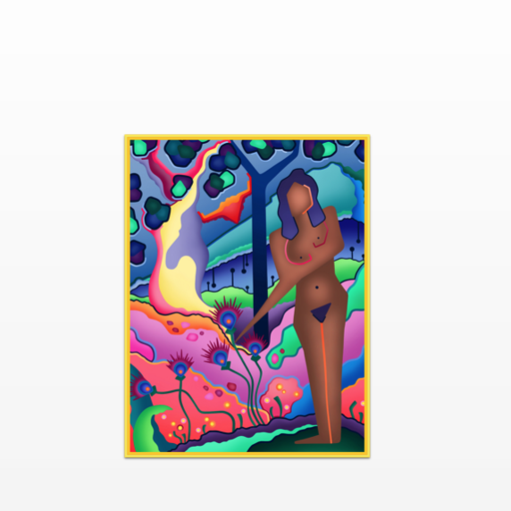 Delightful Land Variation Mini POP Digital Art Limited Edition