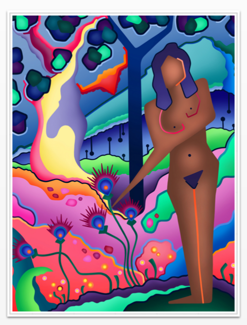 Delightful Land Variation Mini POP Digital Art Limited Edition