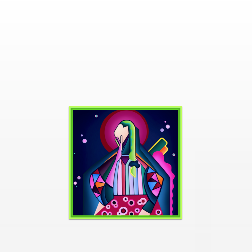 Girl Variation Mini POP Digital Art Limited Edition