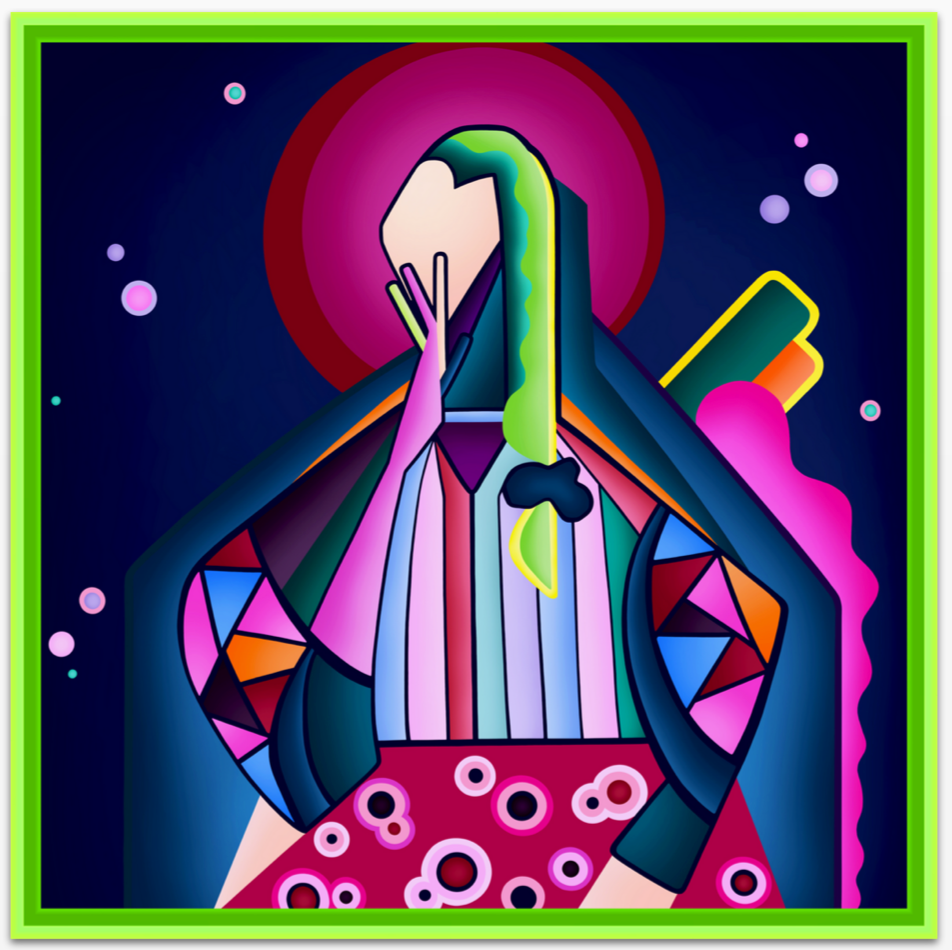 Girl Variation Mini POP Digital Art Limited Edition