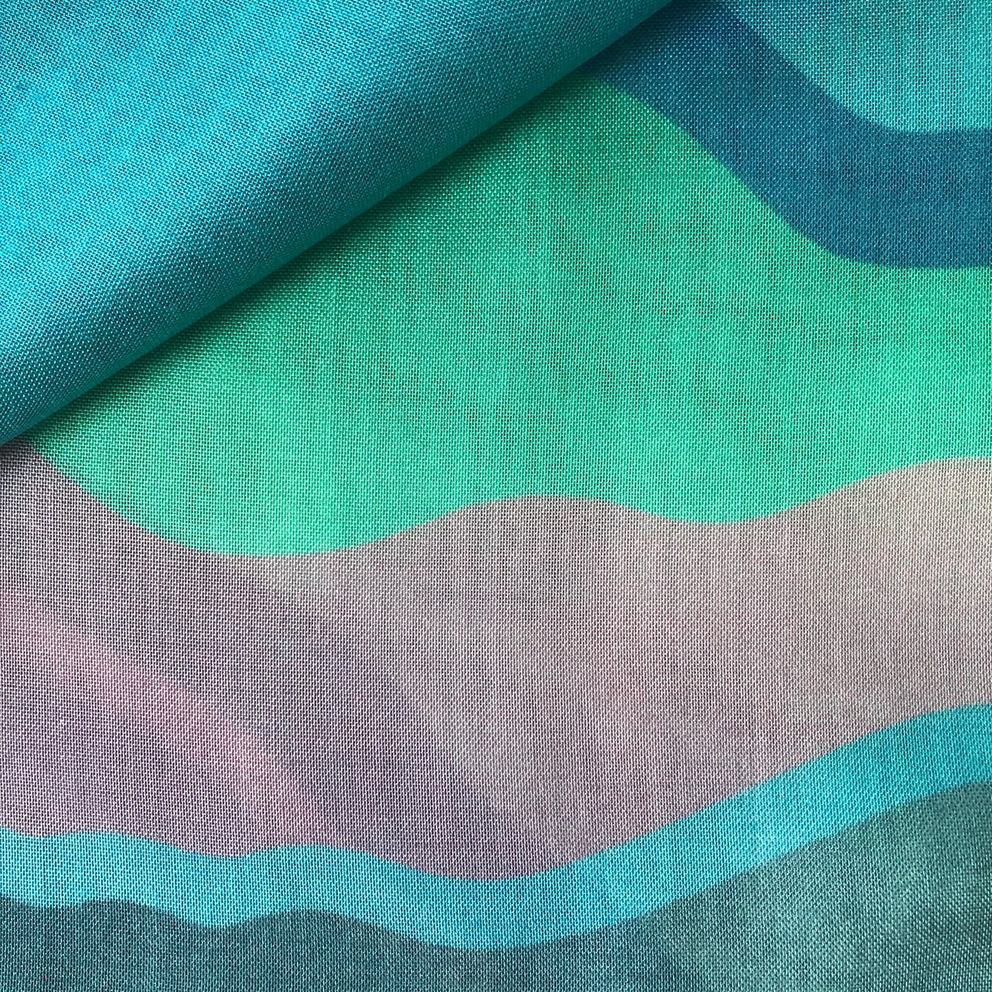 Sea Variation Aura Modal Shawl