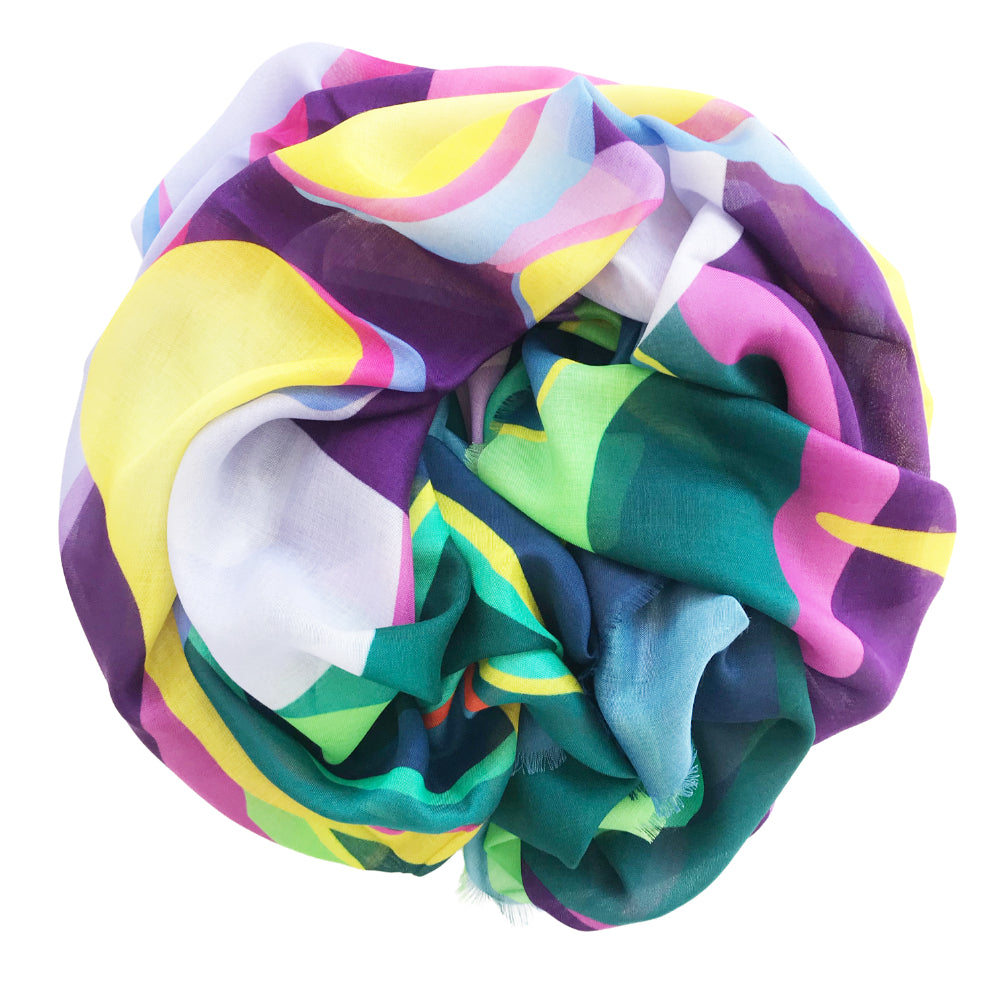 Iris Variation Aura Modal Shawl