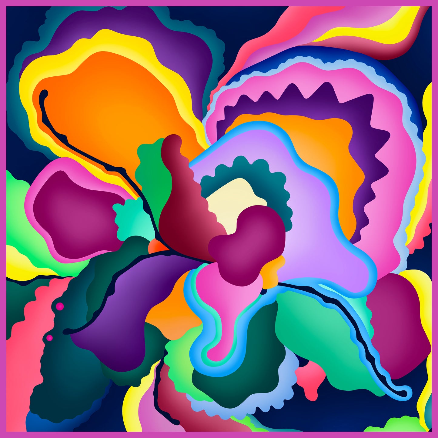 Orchid Variation Icon Scarf