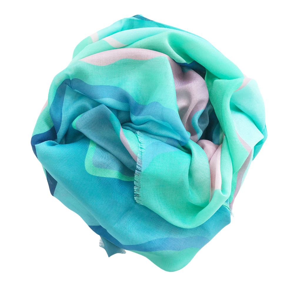 Sea Variation Aura Modal Shawl