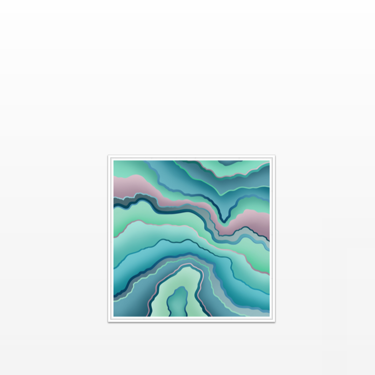 Sea Variation Mini POP Digital Art Limited Edition