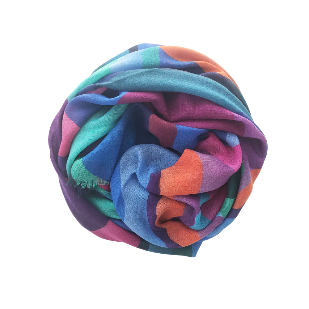 Water Lily Variation Muse Cashmere Shawl