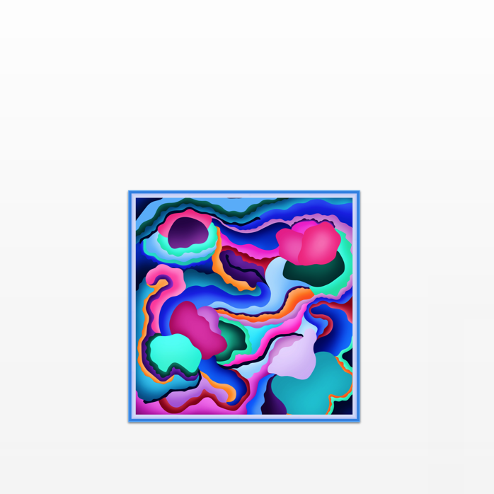 Water Lily Variation Mini POP Digital Art Limited Edition