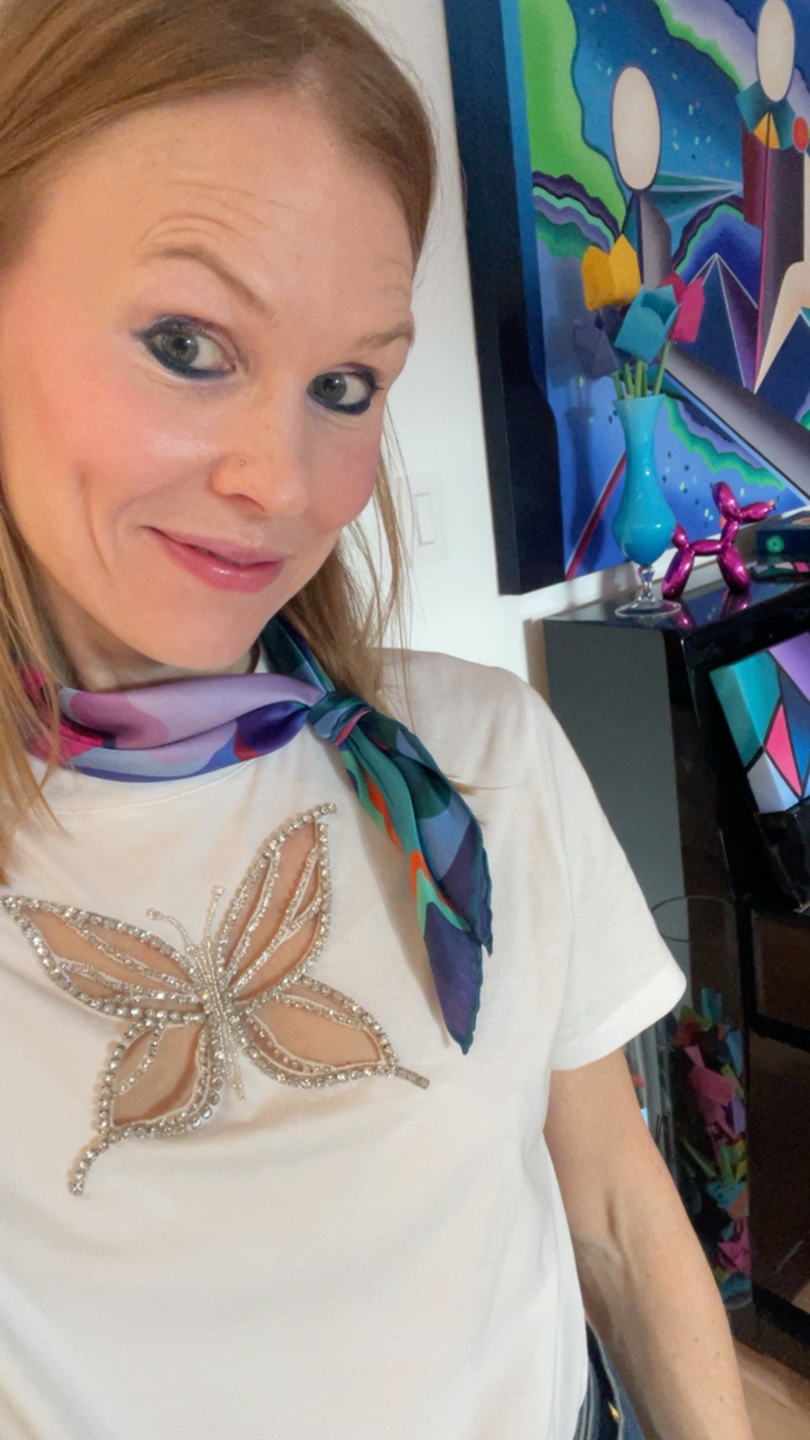 Water Lily Variation Atelier Scarf