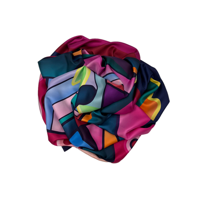 NEW Girl Variation Statement Silk Twill