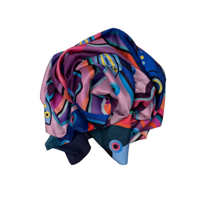 NEW Coral Sea Variation Statement Silk Twill