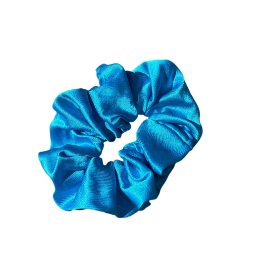Azure Sky Silk Scrunchie