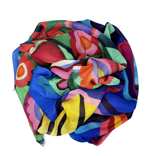 Books & Oleanders Variation Muse Cashmere Shawl