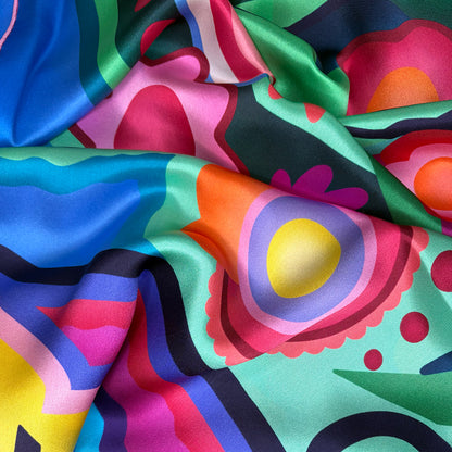 Books & Oleanders Variation Icon Scarf