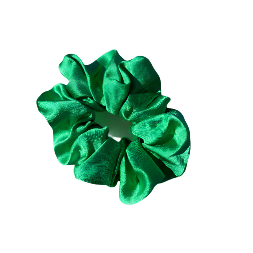 Electric Fern Silk Scrunchie