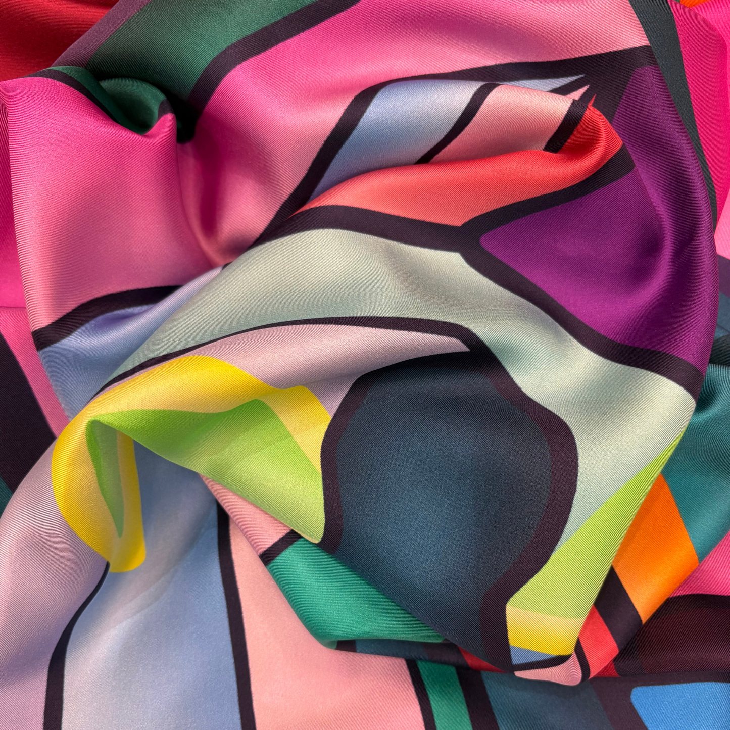 NEW Girl Variation Statement Silk Twill