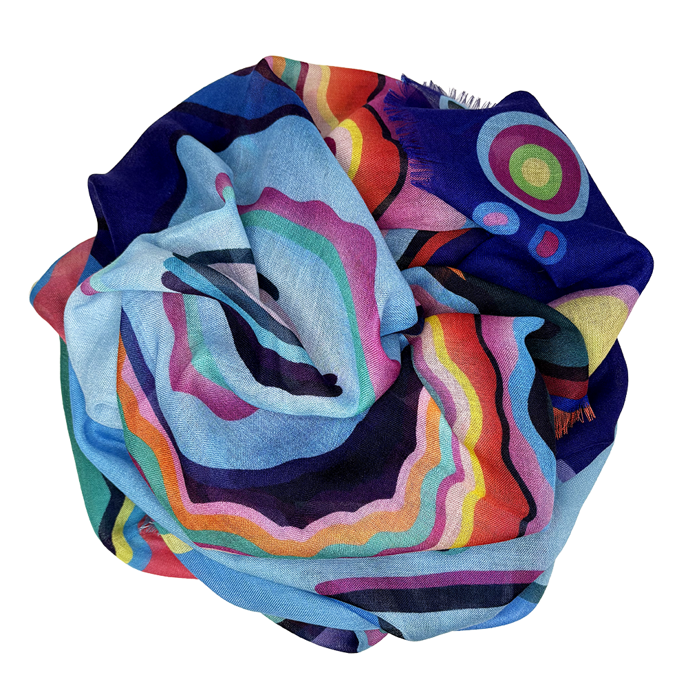 Horse & Rider Variation Muse Cashmere Shawl