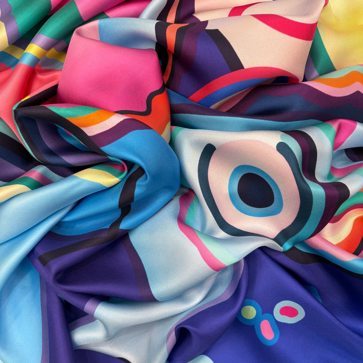 NEW Horse & Rider Variation Statement Silk Twill