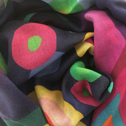 Mademoiselle Variation XLarge Cashmere Silk Scarf