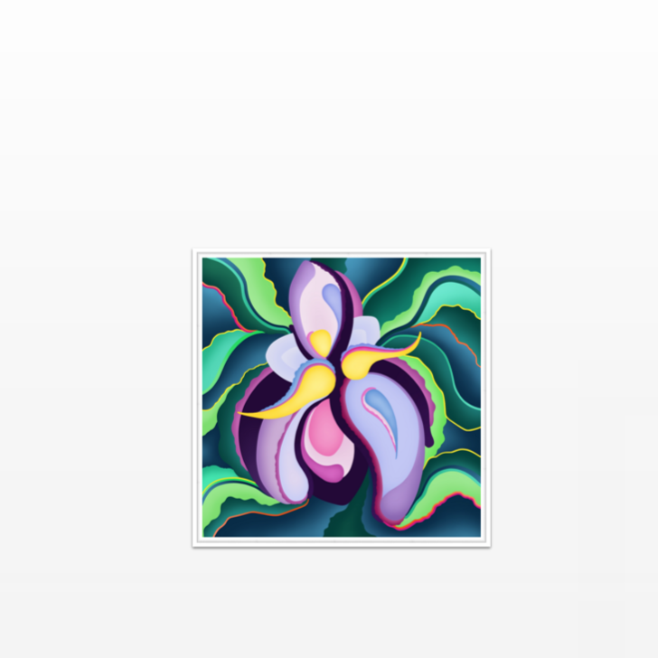 Iris Variation Mini POP Digital Art Edition