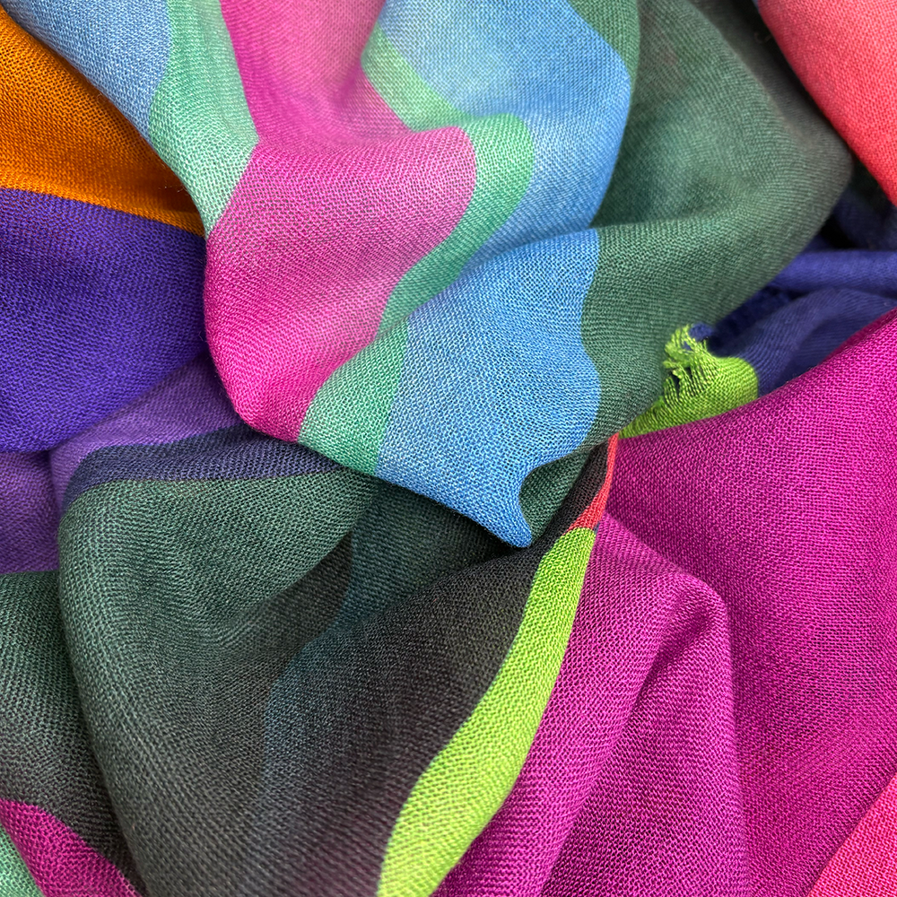 Orchid Variation Muse Cashmere Shawl