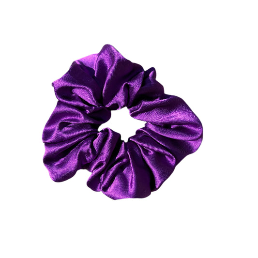 Royal Fig Purple Silk Scrunchie