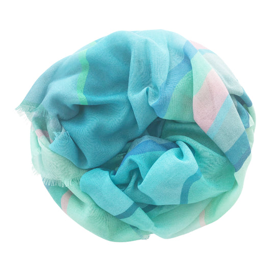 Sea Variation XLarge Cashmere Silk Scarf