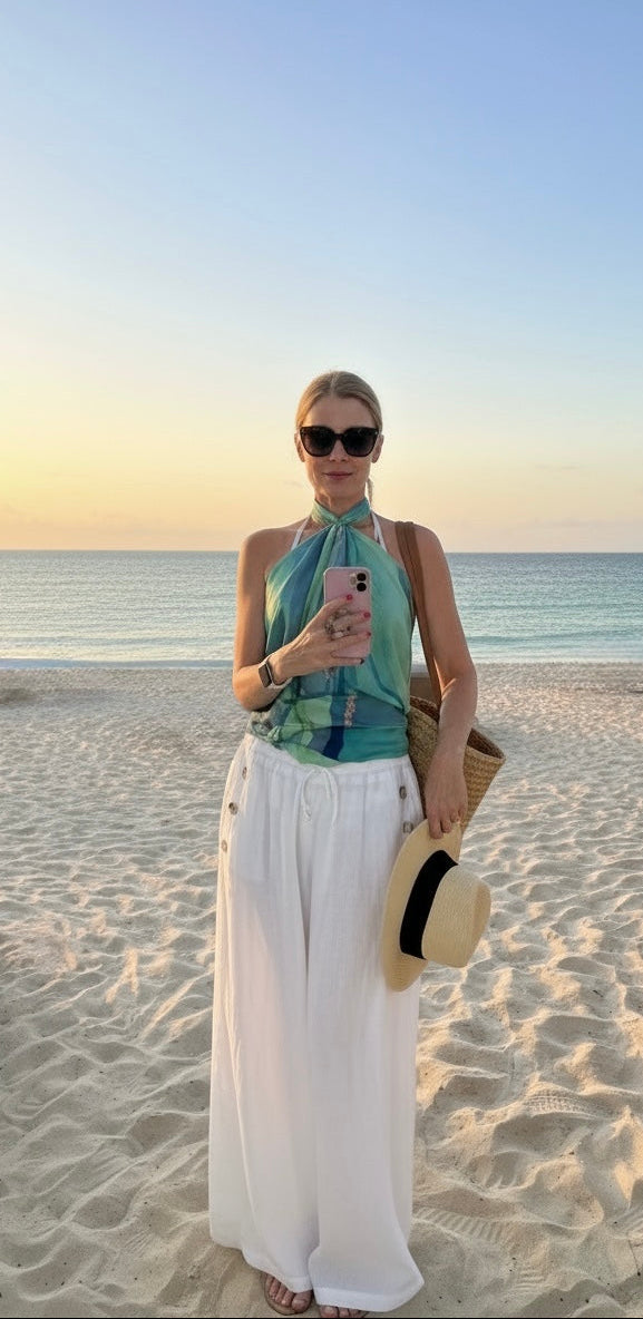 Sea Variation Aura Modal Shawl