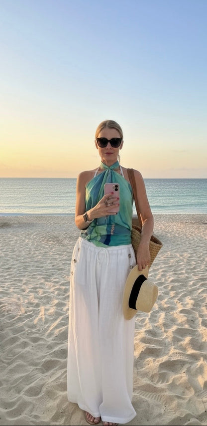 Sea Variation Aura Modal Shawl