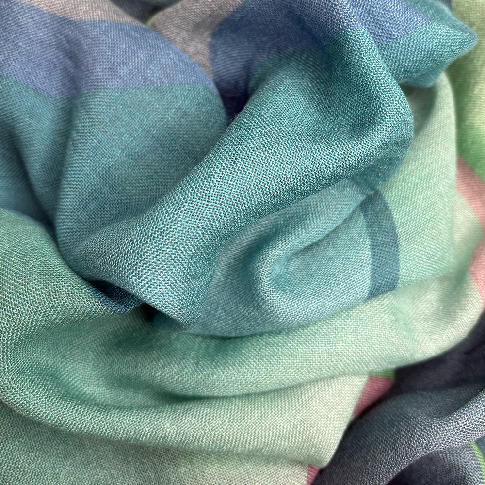 Sea Variation Muse Cashmere Shawl