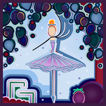 Sugar Plum Variation Icon Scarf