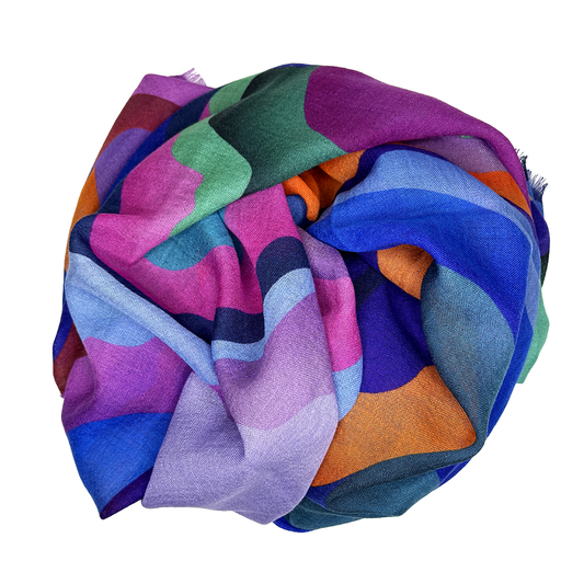 Water Lily Variation Muse Cashmere Shawl