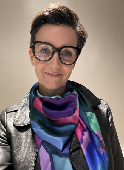 Water Lily Variation Icon Scarf